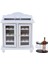 1/12 Dollhouse Minyatür Ahşap Kabine Raf ve Kupa Modeli (Yurt Dışından) 2