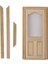1:12 Boş Boyasız Kapı Minyatür Bebek Evi Dıy Aksesuarı 18CM x 8.6cm (Yurt Dışından) 1