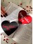 Ikili Kırmızı&siyah Kalp Kitap Ayracı Seti - Happy Valentines Day - Sevgililer Günü Hediyesi 2