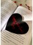 Ikili Kırmızı&siyah Kalp Kitap Ayracı Seti - Happy Valentines Day - Sevgililer Günü Hediyesi 1