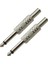 6.35MM 1/4 '' Gitar / Bas Için Jack Fiş Jack Socket Ses Adaptörü (Yurt Dışından) 2