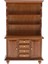 2pcs 1/12 Dollhouse Ahşap Yazma Masası Sandalye ve Çekmece Dolabı Mobilya Oyuncakları (Yurt Dışından) 2