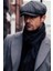 David Beckham Model Peaky Blinders Balıksırtı Kışlık Kasket Şapka Atkı Hediyeli Kombin 2