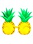 Ananas Şeklinde Parti Gözlüğü Sarı Renk Hawaii Gözlük 1