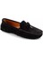 Siyah Süet Leather Kadın Loafer Ayakkabı K0127422510210 3