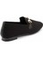 Siyah Triko Kadın Loafer Ayakkabı K0132030208210 4