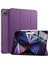 Apple İpad Pro 11 2.Nesil 2020 Kılıf PU Deri Smart Case A2228 A2068 A2230 A2231 Mor 1