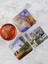 Claude Monet Temalı Ahşap Bardak Altlığı Ahşap Baskılı Altlık 6'lı set (9 x9CM) 5