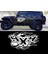 Alevli 4x4 Off Road Araba Sticker 1