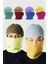 Color Block Renkli Balaclava Kar Maskesi Triko Bere Boyunluk 1 Adet 4