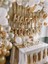 Gold Happy Bırthday Full Set Gold Beyaz Gri Metalik Balon Zincir Gold Arka Fon 1