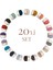 Premium 20 Adet 50GR (1000 gr )Baby Cotton Amigurumi ve Punch Ipi 20'li SET23 1