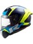 Thunder Racıng 1 Mavi - Neon Sarı Kask 2