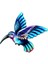 3xhummingbird Duvar Dekoru Kapalı Açık Açık Ev Bahçesi Karanlık Bilgisayarlar Için Asılı (Yurt Dışından) 1