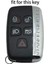 Land Rover Range Rover 5 Buton Silikon Anahtar Mavi Beyaz Kılıf Seti 3