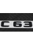 C 63 Bagaj Mat Siyah Abs 3m 3D Yazı Logo 4