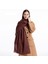 Fenza T-803-6 Bordo Renk Yün Şal 1