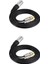 Çift Çift Rca Erkek Fişi Xlr 3 Pin Erkek Ses Kablosu Y-Sprıtter Adaptörü Siyah (Yurt Dışından) 1