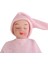 1:12 Dollhouse Aksesuar Minyatür Porselen Bebekler Sevimli Uyuyan Bebek Oyuncak - Pembe 5