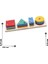 Wooden Toys Doğal Ahşap Eğitici Oyuncak Dikdörtgen 4'lü Sütun Geometrik Şekil HMH-062 4
