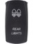 5 Pin 12V Tekne Deniz LED Işdırılmış Başlık Rocker Anahtarı 1