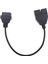2-5 Paket 12 Pin Obd1 Pin Konektör Adaptör Kablosu, Siyah, 2 Adet (Yurt Dışından) 2