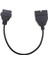 2-5 Paket 12 Pin Obd1 Pin Konektör Adaptör Kablosu, Siyah, 2 Adet (Yurt Dışından) 5