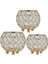 3pcs Candle Tutucu Metal Çay Işık Şamdan Dekoratif Dekor Süsleme (Yurt Dışından) 1