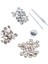 63X Tekne Deniz Tuval Kumaş Düğmesi+Soket Fineter 3/8 "vida (Yurt Dışından) 1