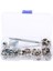 63X Tekne Deniz Tuval Kumaş Düğmesi+Soket Fineter 3/8 "vida (Yurt Dışından) 3
