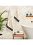 Minka Sonil %100 Pamuk Banyo/Yüz Havlusu Hamam Seti Off White/ Lacivert 1