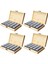 4x 50 Parçalı Ince Ahşap Para Saklama Kutusu (Yurt Dışından) 1