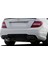 Mercedes C Serisi W204 (2012-2014) Makyajlı Arka Tampon Eki - Difüzör (Plastik) 1