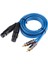 Amplifikatör Mikrofonu Için 2 Xlr Dişi - 2 Rca Erkek Ses Yama Kablosu 150CM 1