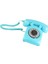 Kablolu Vintage Telefon - Mavi (Yurt Dışından) 5