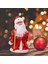 Karikatür Santa Bebek Electric Oyuncak Serbest Duran Masa Masa Süslemesi Yeni Yıl Kırmızı (Yurt Dışından) 5