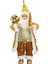 Daimi Santa Figurine Peluş Peluş Oyuncaklar Doğum Günü Tatil Tablosu 40CM Için (Yurt Dışından) 1