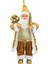 Daimi Santa Figurine Peluş Peluş Oyuncaklar Doğum Günü Tatil Tablosu 40CM Için (Yurt Dışından) 2