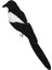 Bahçe Dekor Magpie Decoy Gerçekçi Dayanıklı Kuş Kırpan Kuşlar Av Seçeneği1 (Yurt Dışından) 1