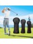 Pu Club Headcover Fairway Woods Sürücü Su Geçirmez Kılıf Golf Baş Kapağı Kırmızı(Yurt Dışından) 3
