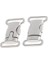 6x2 Parça Metal Yan Salınma Toka Kablosu Bilezik 4.5x2.5cm 6 Adet (Yurt Dışından) 1