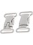 6x2 Parça Metal Yan Salınma Toka Kablosu Bilezik 4.5x2.5cm 6 Adet (Yurt Dışından) 2