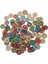 100X Çeşitli Ahşap Yuvarlak Tasarım Düğmeleri Dikiş Scrapbooking 15 mm Için (Yurt Dışından) 2