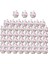 50PCS Şeker Kutuları Kağıt Hediye Kutuları Parti Düğün Gelin Duş Pembe Için Kutular Lehine Kutular 5