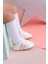 Pembe Çizgili Beyaz Kız Bebek Spor Patik AYAKKABI-G-2354 1
