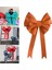 Bowknot Dekorasyon Aksesuarları Diy Büyük Yay Festival Düğün Kemer Araba Turuncu 5