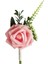 1 Adet Gül Çiçek Düğün Broş Korsage Ziyafet Prom Corsage Pink (1) 2