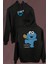 Cookie Kurabiye Canavarı Susam Sokağı Ön ve Arka Baskılı Sweatshirt Unisex Kapüşonlu Hoodie 1
