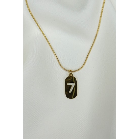 Lisa Jewelry Altın Kaplama Uğurlu Sayı Şans Kolyesi Fiyatı