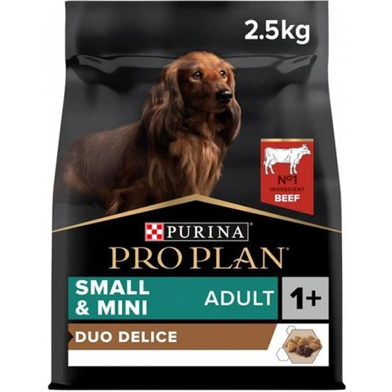 Pro Plan Duo Delice Small  Mini Biftekli 2.5 kg Küçük Irk Yetişkin Köpek Maması